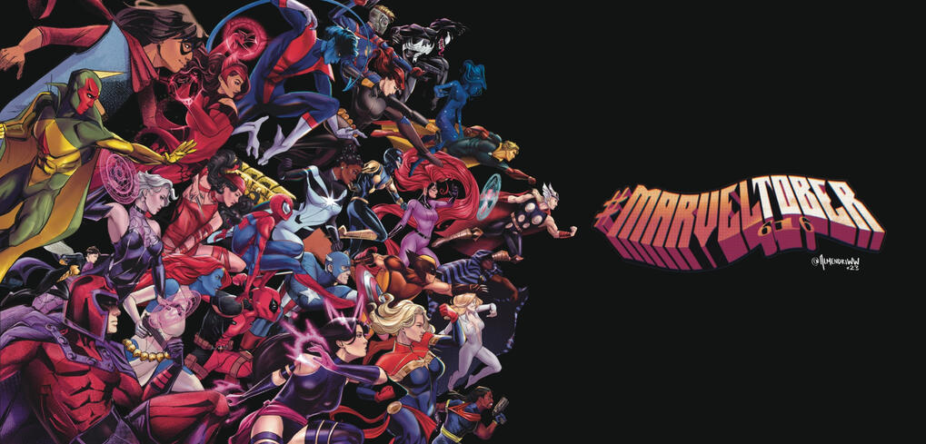 Each October I take part on the drawing challenge of drawing something everyday, I choose to draw a hero to at the end of the month I have a complete piece with a bunch of heroes.